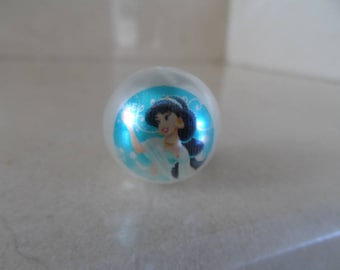 set of 5 beads "Jasmine" Princess 20mm