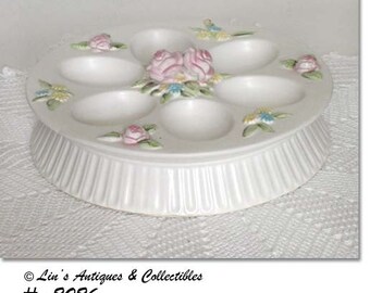 Vintage Holt Howard Egg Plate Dated 1959 (Inventory #M2026)