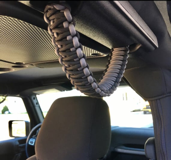 Jeep King Cobra Backseat Headrest or Sound Bar Paracord Grab Handles