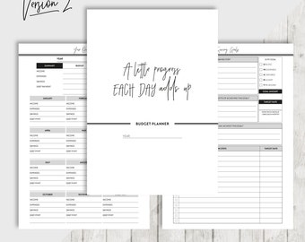 budget organiser etsy budget organiser
