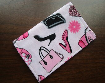 Minimalist Wallet, Business Card Holder, Travel Wallet, Small Wallet, Card Wallet, Slim Wallet, Bifold Wallet, Card Case, Fabric Wallet, Tea