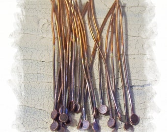 UR Flattened Copper Head pins