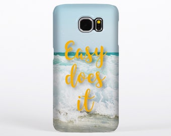 AA - 'Easy Does It' - Alcoholics Anonymous Phone Case for iPhone 5/5s, 6/6s, 6 Plus, 7, Galaxy S6, Galaxy S5