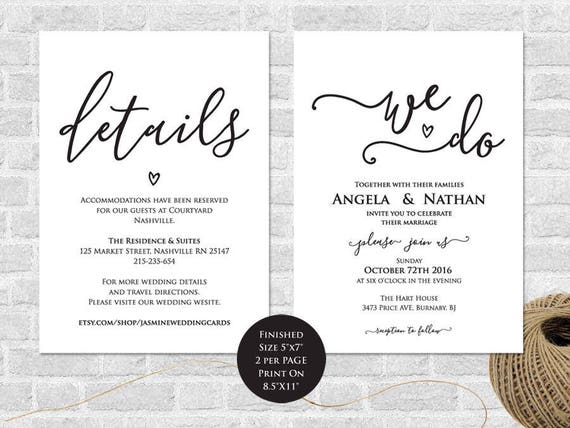 Wedding Invitations Details 3