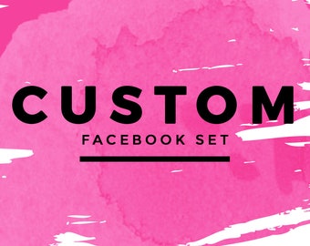 Custom Facebook Set Design | Facebook Cover Design | Custom Facebook Banner | Social Media Designs | Custom Social Media Branding Design
