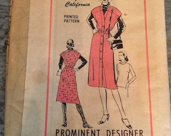 Vintage Willi of California Sewing Pattern A800 Size 12 Blouse Jumper