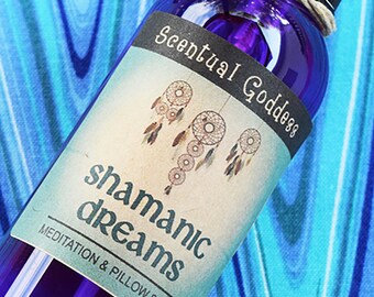SHAMANIC DREAMS SPRAY - Meditation Dreams Pillow Spray - Shamanic Journeying Astral Travel Vivid Dreaming Psychic Clairvoyance Spirit Guides