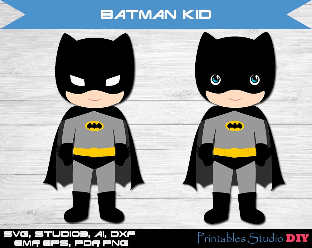 Download Batman kid , svg cuttable Cricut Design Space, Silhouette ...