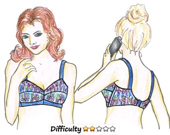 BRA DOWNLOAD Pattern SPORTY Soft Bra by Merckwaerdigh