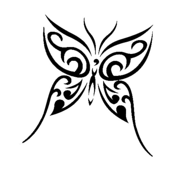farfalla disegno tattoo tatuaggio mascherine stencil per pareti stencil