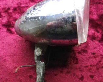 Vintage UNION Chrome Bicycle Headligh / Bike Light