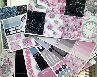 Glass Slipper **Deluxe Weekly Planner Sticker Kit**