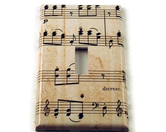 Light Switch Cover Wall Decor Switchplate Switch Plate in Symphony (157S)