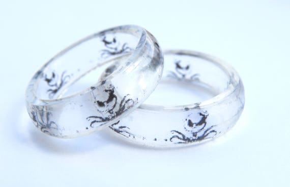 Gothic Wedding Jack Skellington Ring NIGHTMARE BEFORE