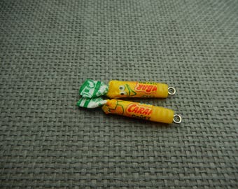 sweet set of 2 polymer clay charm