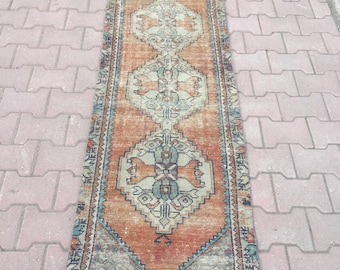 Runner rug oushak runner rug turkish runner vintage runner oushak runner vintage runner turkish rug 273x64ft/8'9x2'0