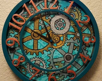 Steampunk clock
