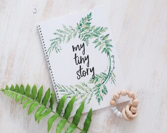 Baby Memory Book, Baby Keepsake Book, New Baby Journal, My Tiny Story, Minimalist Baby Book, Memory Baby Book, Baby Girl Journal, Baby Gift