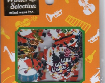 Japan Mind Wave kawaii SANTA xmas 70pcs stickers flake/76657