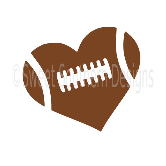 Download Football heart SVG DXF PDFinstant download design for cricut