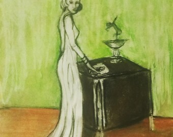 Lady in White