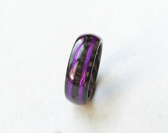 fibra di carbonio & anello viola