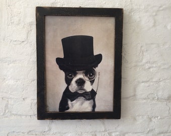 French Bulldog in Top Hat