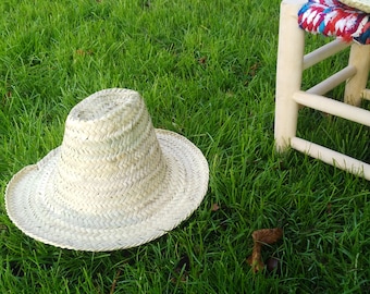 Natural - palm leaf Hat - Hat - straw hat