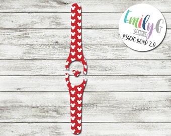 Mouse Ears Inspired Disney Magic Band 1.0 or 2.0 Decal or Skin | Adult and Child Size Waterproof Custom MagicBand Wrap | RTS Ready To Ship