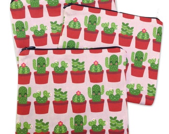 Plantes succulentes pochette - porte monnaie