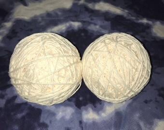 100% cotton yarn (for dyeing) -approx. 240 yards
