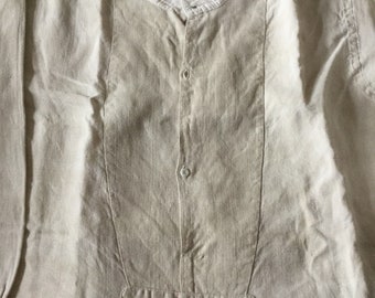 Antique French linen shirts