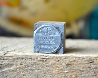 Purity Creamery The Better Kind Letterpress Printer's Blocks / Letterpress Stamp / Vintage Logo
