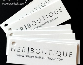 Custom Logo Tags, Custom Tags, Personalized Tags, Product Tags, Gift Tags, Personalized Tags - Set of 50