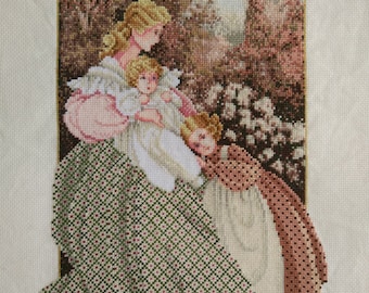 New Finished Completed Cross Stitch - Morning Song - P202k