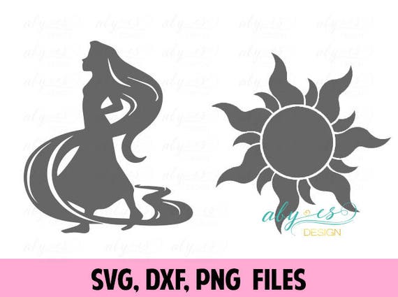 Disney SVG Tangled Rapunzel Sun SVG DXF Disney Princess svg