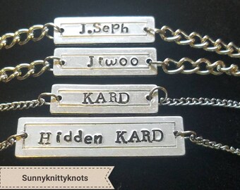 KARD Kpop Name Bracelets