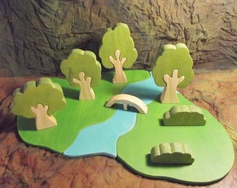 Folkwood Forest base plus tree set FOLKWOOD ORIGINAL DESIGN