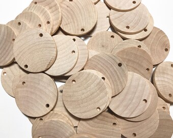 Wooden discs for Family Birthdays Board - Family Birthday Board Tags - Family Celebrations Board Tags - Wooden Discs - S Hook