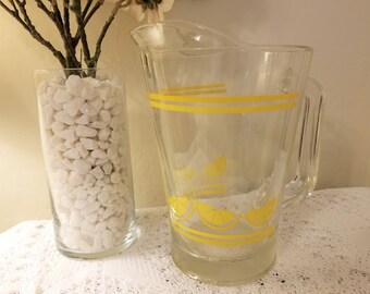 Casa Mexico glass lemonade pitcher