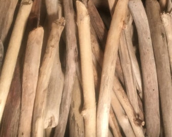 50 Straight 6" - 10" Macrame Quality/ Straight Driftwood / Drift Wood Art / Driftwood Supply / Drift Wood Pieces