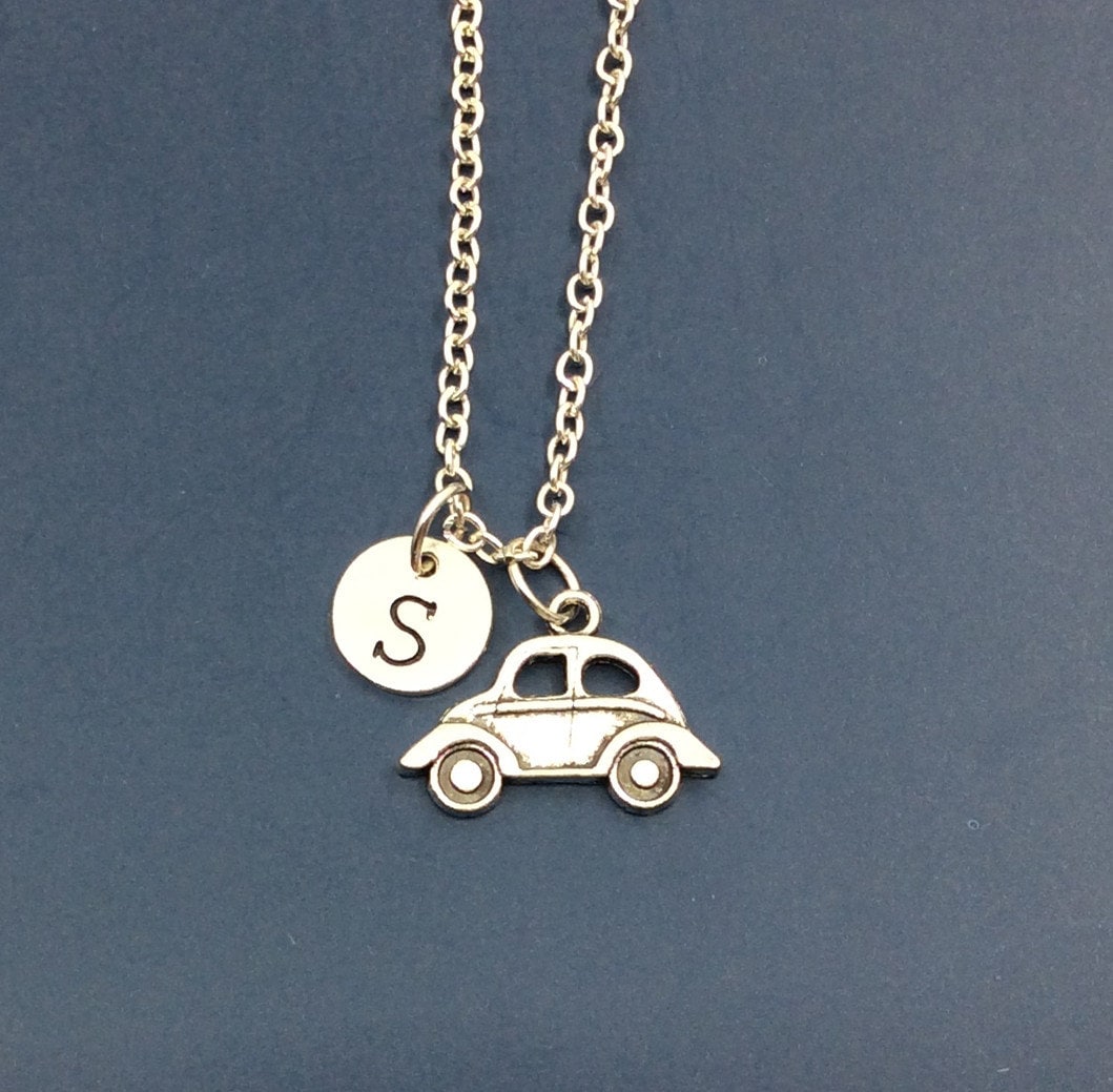 Car Necklace Car Pendant Old Car Necklace Car Charm