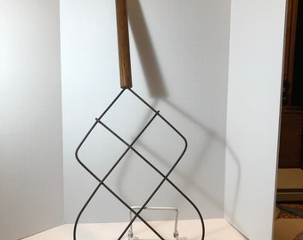 Antique Wire Rug Beater Carpet Beater