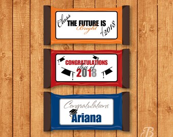 free template hershey bar wrapper graduation for her