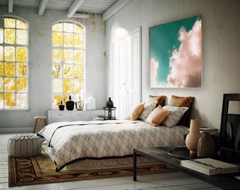 Large Wall Art, Abstract painting, Large abstract, Cloud Painting, Large Decor Painting, Large wall art, Acrylic Large Art, Large Painting