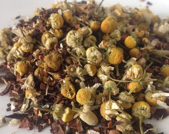 Vanilla Chamomile Loose Leaf Tea, Honeybush Tea, Caffeine Free Tea, Red Tea