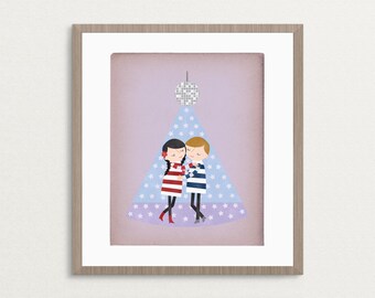 First Dance - Customizable 8x10 Archival Art Print
