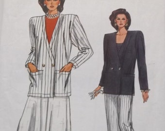 Very Easy Vogue # 9791 Misses Jacket , Skirt and Pants in sizes 14 - 16 -18 Uncut