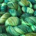 Choufunga / Mermaid / hand dyed sock wool / superwash merino / indie dyer / scottish myth / sailor tales / water mythology / uv reactive