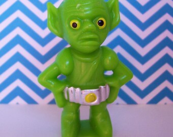 Wilton Green Martian Alien Cake Topper Candle Holder- Vintage 1978